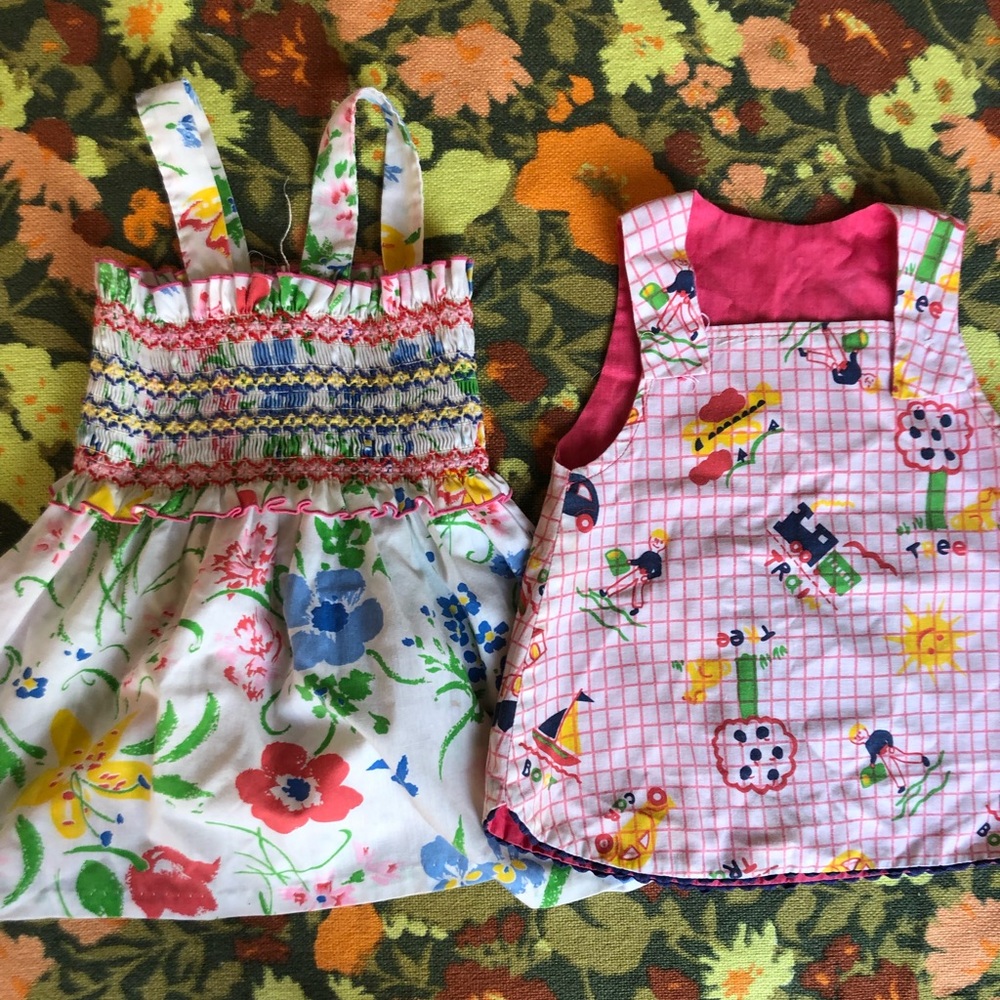 LOT OF VINTAGE GIRLS CLOTHES 3T-5T